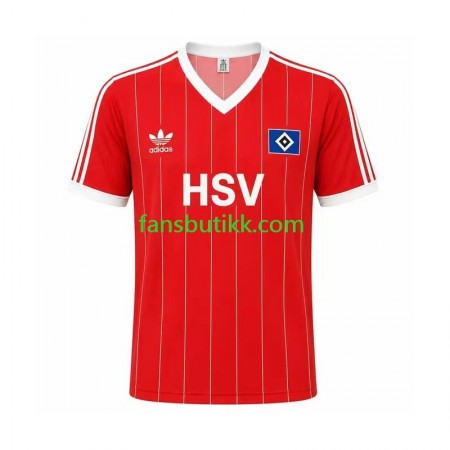 Fotballdrakt Hamburger SV 1983 Retro Bortetrøye Kortermet
